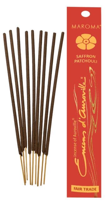 Encens d'Auroville Safran Patchouli 5x 10 Sticks