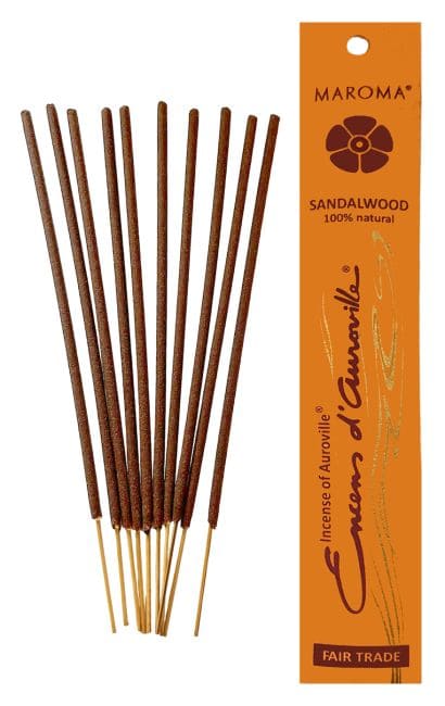 Encens d'Auroville Santal 5x 10 Sticks