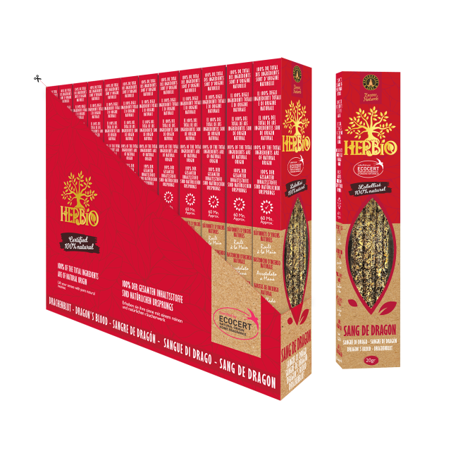Encens Smudge Ecocert Herbio Sang de Dragon 20g chez Arabesk|fr