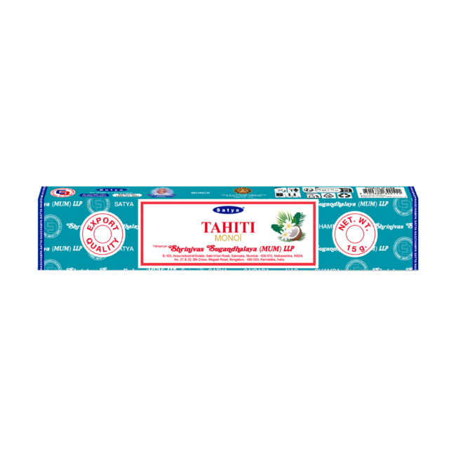 Encens Satya Tahiti 15g chez Arabesk|fr