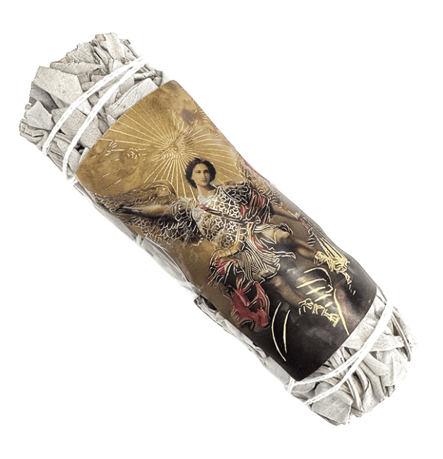 Sauge Blanche Archange Saint Michel fagot 25-30g 10cm chez Arabesk