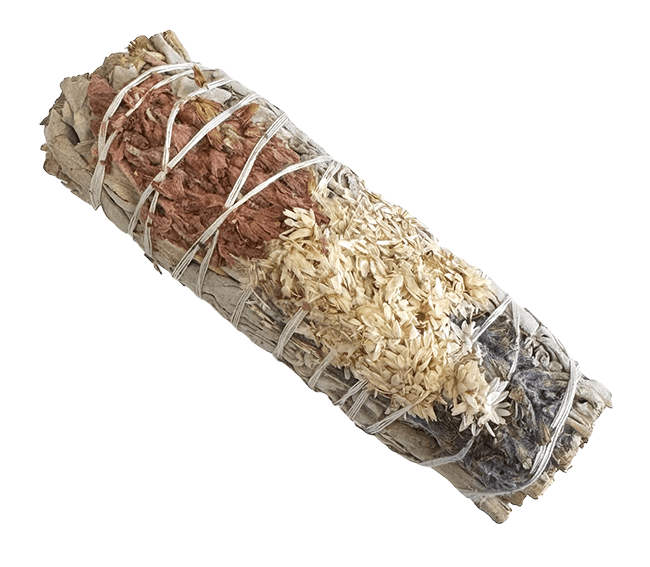 Sauge Blanche & Lavande Rose et Bleue Fagot 25-30gr 10cm