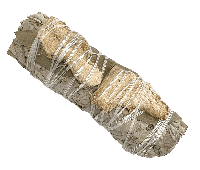 Sauge blanche & Eucalyptus & Gingembre Fagot 25-30g 10cm