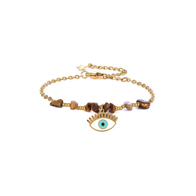 Bracelet Protection en Œil de Tigre A – Mauvais Œil