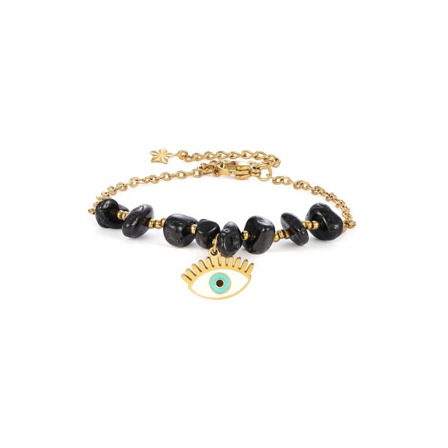 Bracelet Protection en Tourmaline Noire A – Mauvais Œil