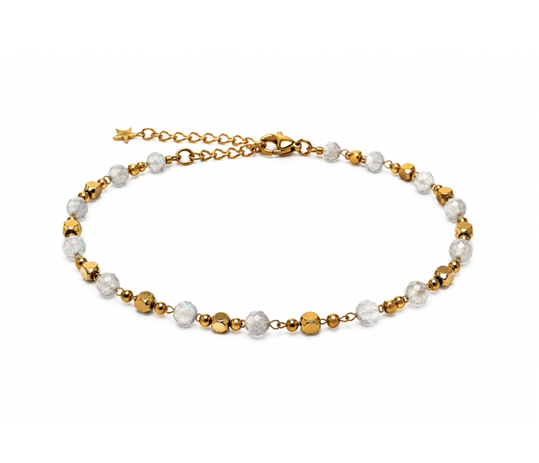 Bracelet Énergie en Labradorite AA – Perles Dorées chez Arabesk|fr