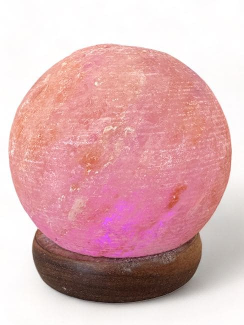 Lampe de Sel Himalaya usb boule 9cm chez Arabesk