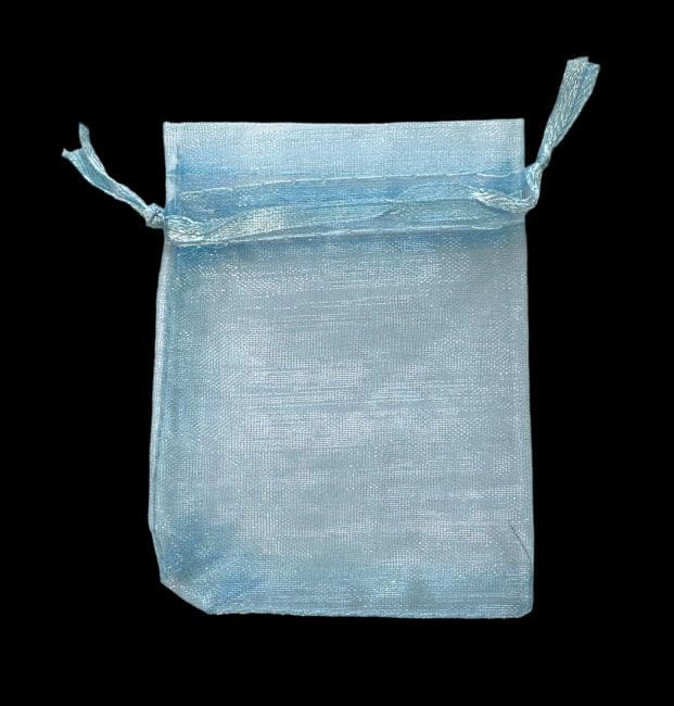 Sacs en Organza 7x9cm Bleu Clair (Lot de 100 pièces)