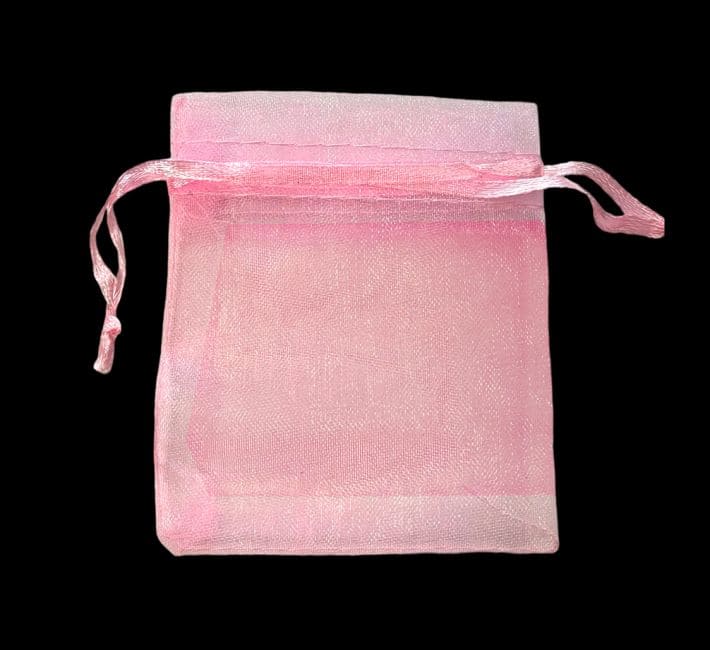 Sacs en Organza 7x9cm Rose (Lot de 100 pièces)