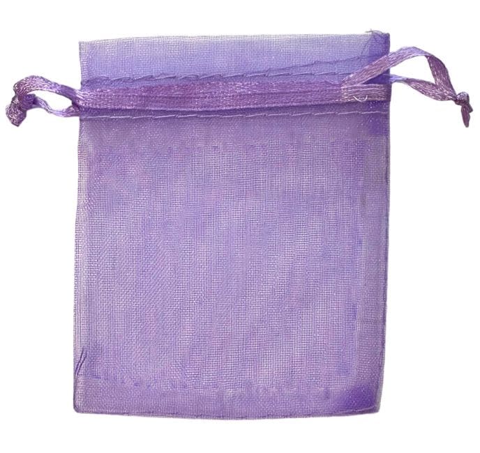 Sacs en Organza 7x9cm Violet Clair (Lot de 100 pièces)