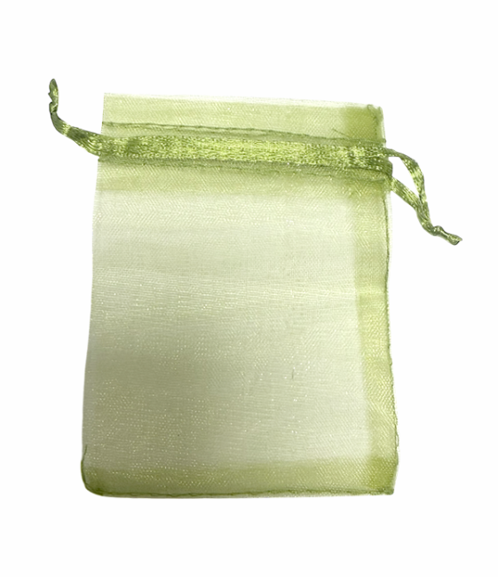 Sacs en Organza 7x9cm Vert (Lot de 100 pièces)