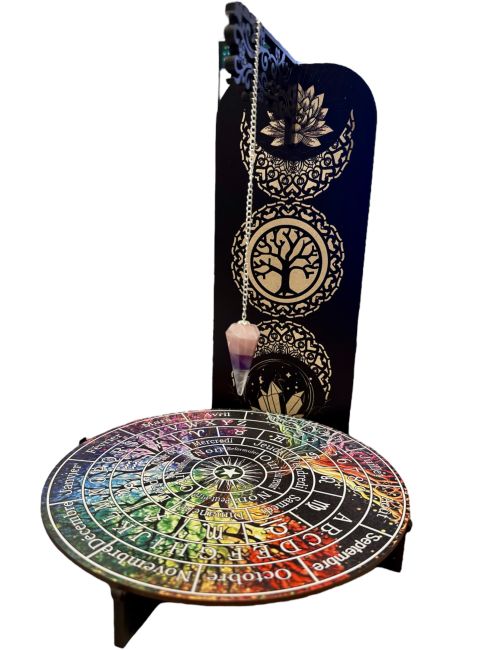 Planche de divination arbre de vie en bois 28cm