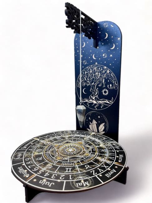 Planche de divination étoile divine en bois 28cm