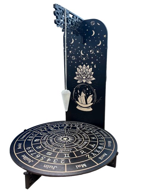 Planche de divination Soleil en bois 28cm
