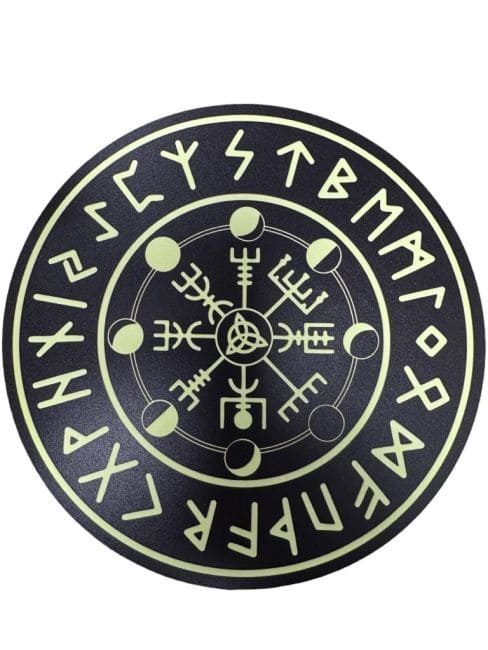Planche de divination futhark  en bois 20cm chez Arabesk