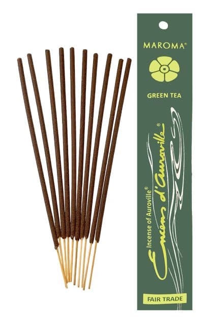 Auroville Weihrauch Grüntee 5x 10 Sticks