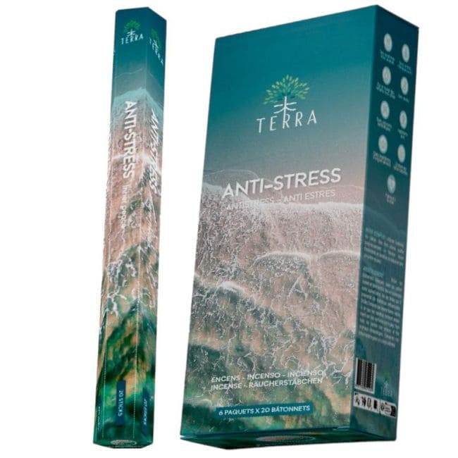 Encens Terra anti-stress hexa sans charbon 30grs