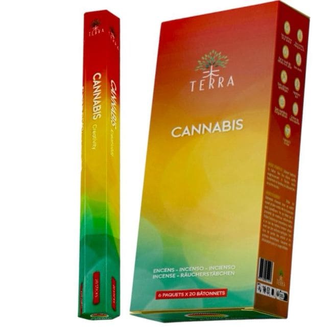 Encens Terra Cannabis hexa sans charbon