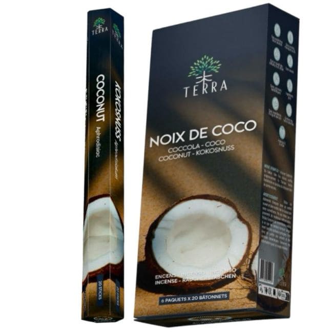 Encens Terra Noix de Coco hexa sans charbon