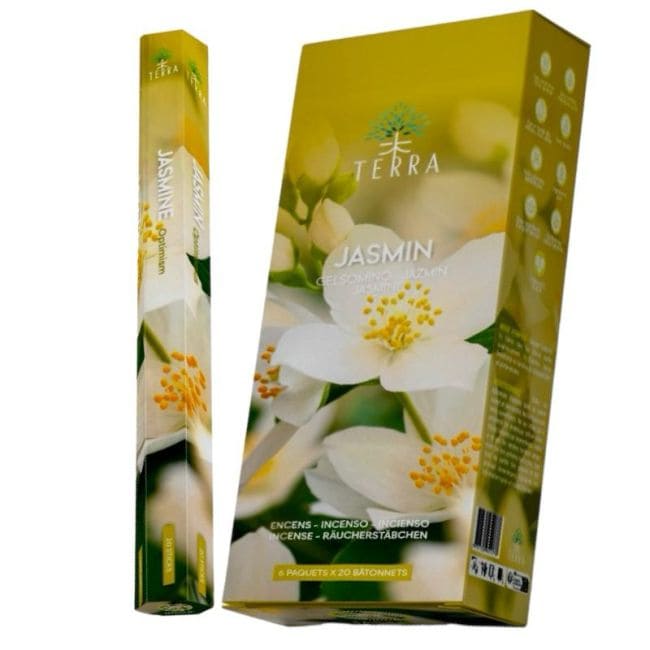 Encens Terra jasmin hexa sans charbon 30grs