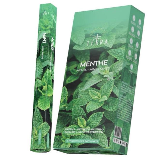 Encens Terra menthe hexa sans charbon 30grs