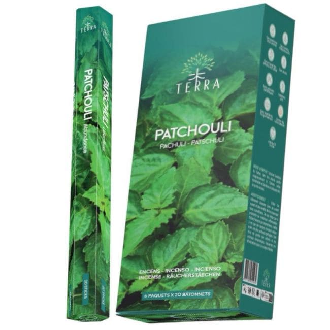 Encens Terra patchouli hexa sans charbon 30grs