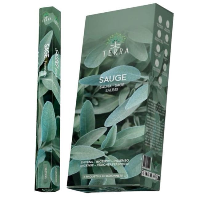 Encens Terra sauge hexa sans charbon 30grs