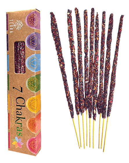 Encens Terra 7 Chakras en Fagot Stick 20g