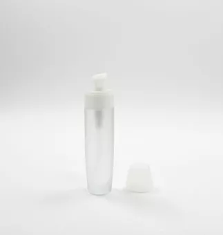 Flacon en verre givré avec pompe 100ML