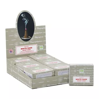 Encens Satya Sauge Blanche en Cônes 24g