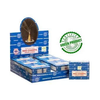 Encens Satya Nag Champa en Cônes 24g