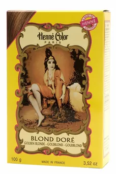 Pack de 6 Colorations hennés color blond doré 100g