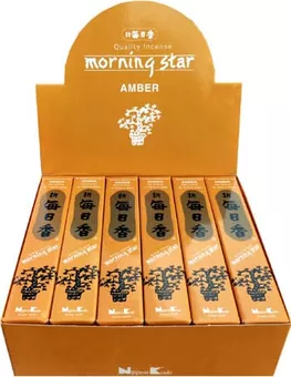 Encens Japonais Morning Star Ambre 50 Bâtonnets