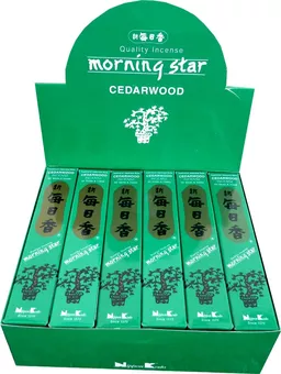 Encens Japonais Morning Star Cèdre 50 Bâtonnets