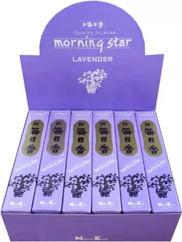 Encens Japonais Morning Star Lavande 50 Bâtonnets