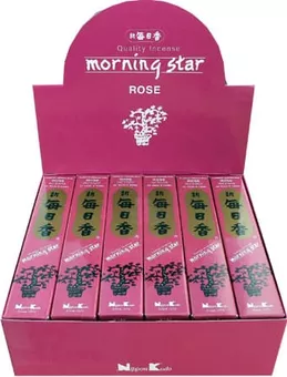Encens Japonais Morning Star Rose 50 Bâtonnets