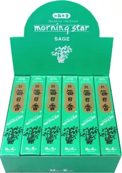 Encens Japonais Morning Star Sauge 50 Bâtonnets