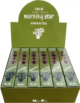 Encens Japonais Morning Star Thé Vert 50 Bâtonnets