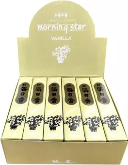 Encens Japonais Morning Star Vanille 50 Bâtonnets