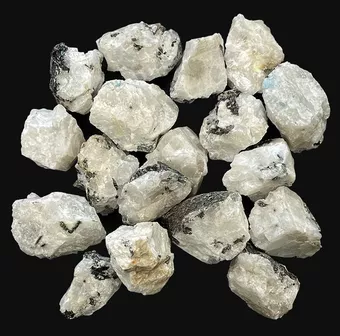 Pierre de Lune blanche Péristérite brute 500g