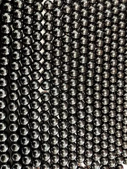 Fil de Perles Rondes Hématite A 6 mm