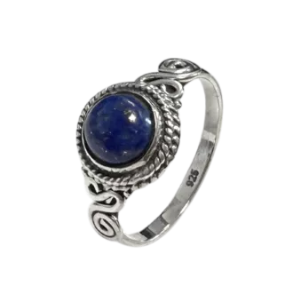 Bague Argent 925 Lapis Lazuli AA T56