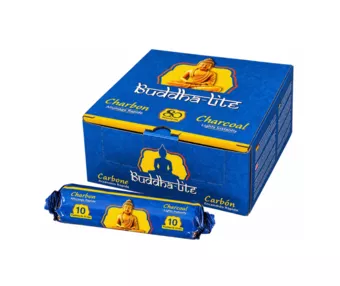 Charbon Bouddha Lite Qualité Supérieure 33 mm – 80 Pastilles