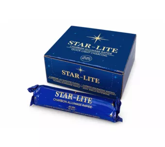 Charbon Star-Lite Qualité Supérieure 40 mm – 80 Pastilles