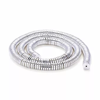 Perles Intercalaires en Hématite Argentée – 6×1 mm