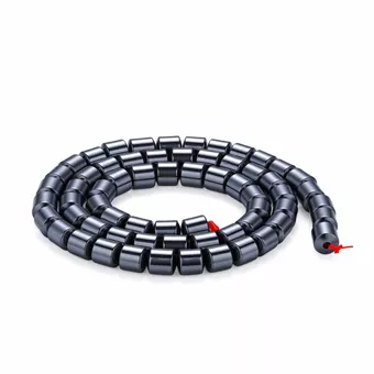 Perles Intercalaires Cylindriques en Hématite Naturelle 6x5,7mm