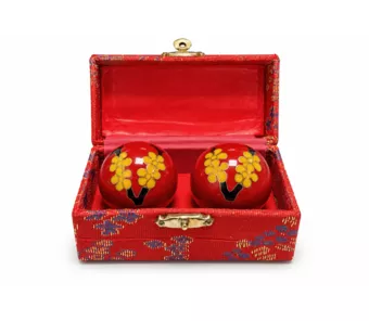 Boules de Massage Chinoises Prunier Rouges 4,2 cm