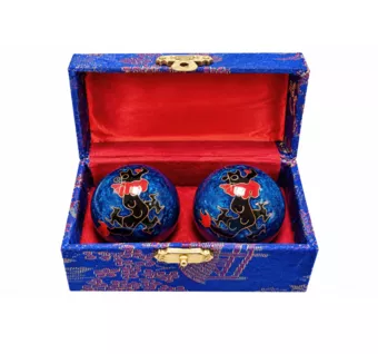 Boules de Massage Chinoises Dragon Bleues 4,2 cm