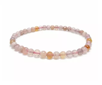 Bracelet Agate Fleur de Cerisier A perles 4-5mm