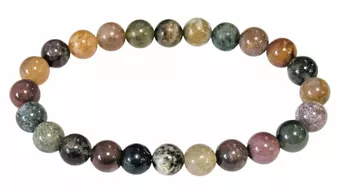 Bracelet Agate Indienne A perles 8mm